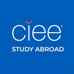 ciee blue study abroad logo