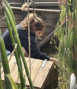 Willa at the rooftop farm