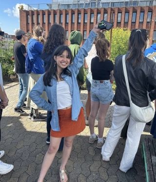 Sela at the rooftop farm