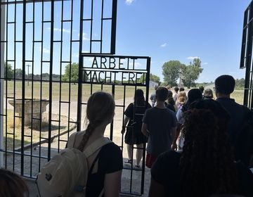 Entering Front Gate of Sachsenhausen 