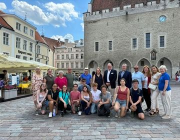 Lunch with the BAFF Board Members in Old Town Tallinn