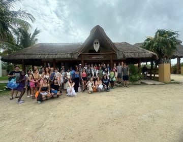 Group beach picture