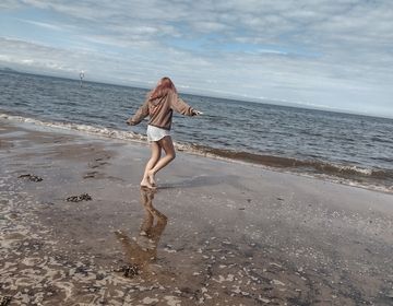 Parker on beach