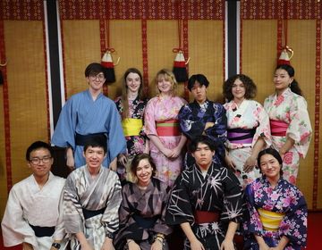 group in yukata