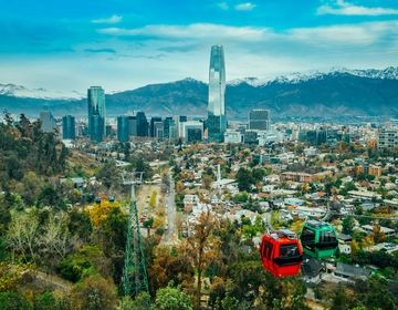 City of Santiago in Chile