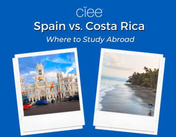 spain vs costa rica study abroad