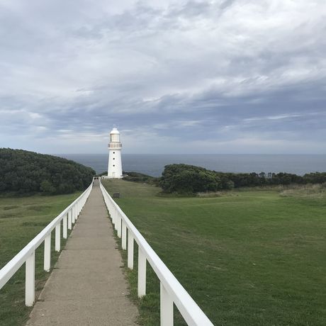 melbourne lighthouse abroad ocean