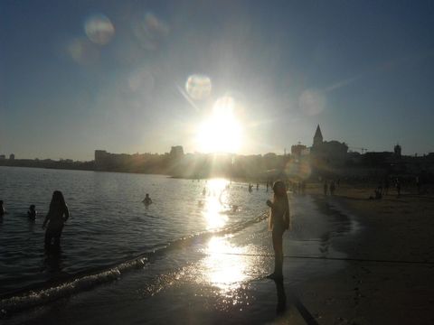 a final sunset in Estoril