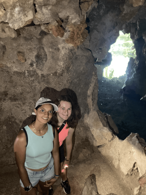 in the grotto at Sintra