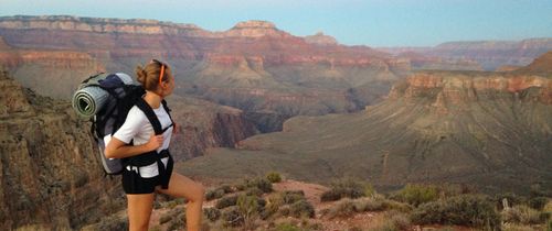 hike overlook at national park