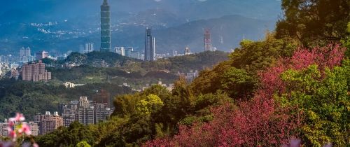 downtown taipei taiwan city view