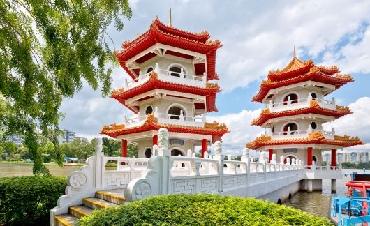 singapore pagoda towers
