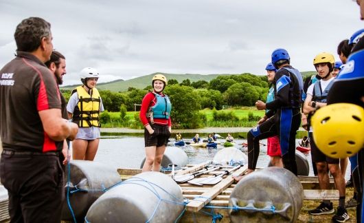 hssa dubline students at the eclipse ireland adventure camp