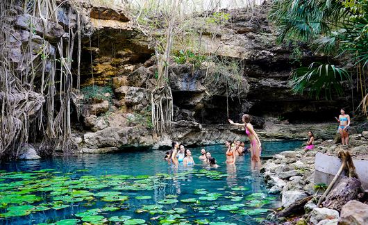 yucatan ambassador trip in cenote