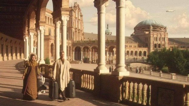 La Plaza De España as seen in Star Wars: Attack of the Clones.