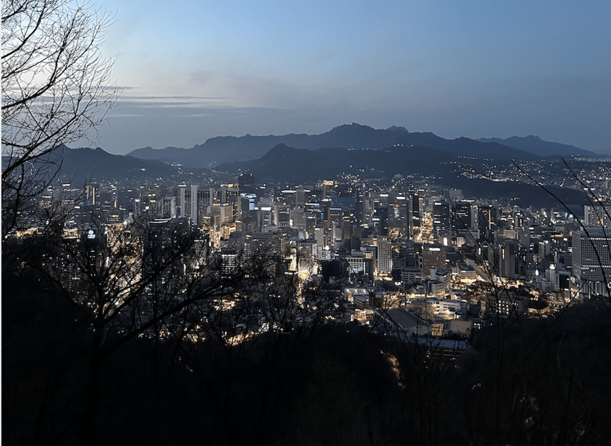 View of Seoul from Namsan