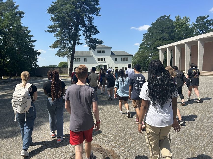 Entering Front Gate of Sachsenhausen 