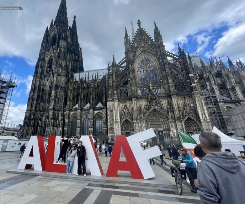 Cologne Cathedral from Tyler’s trip