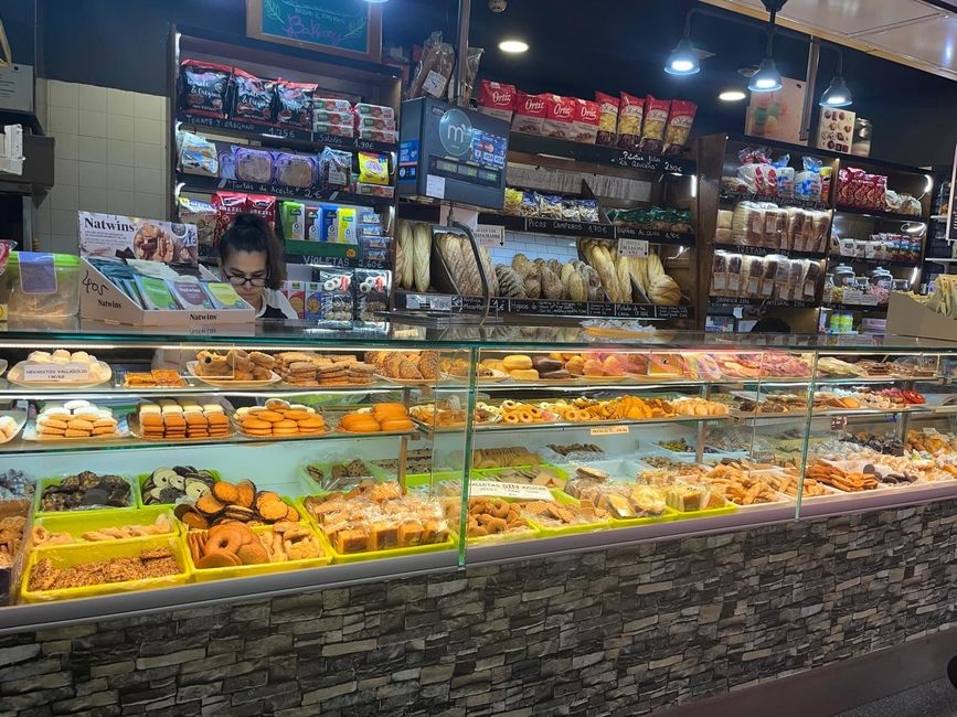 a local market in Madrid