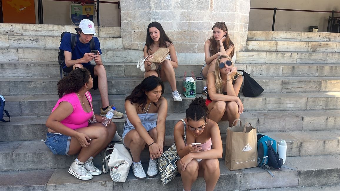 Taking a break in Sintra