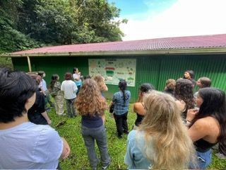 Learning about the biodigester.