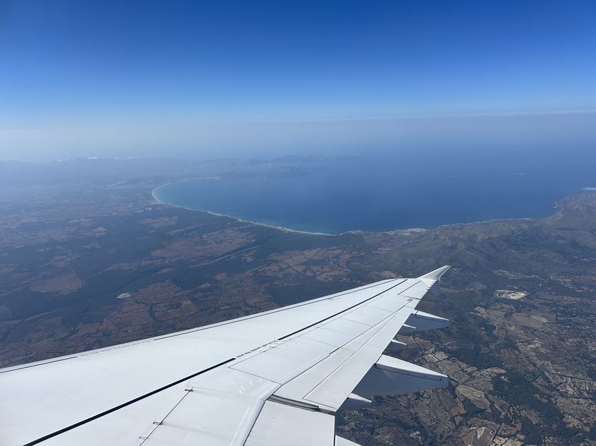 View from the flight over