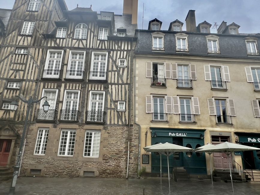 house from Middle Ages in Rennes built with wood and stone