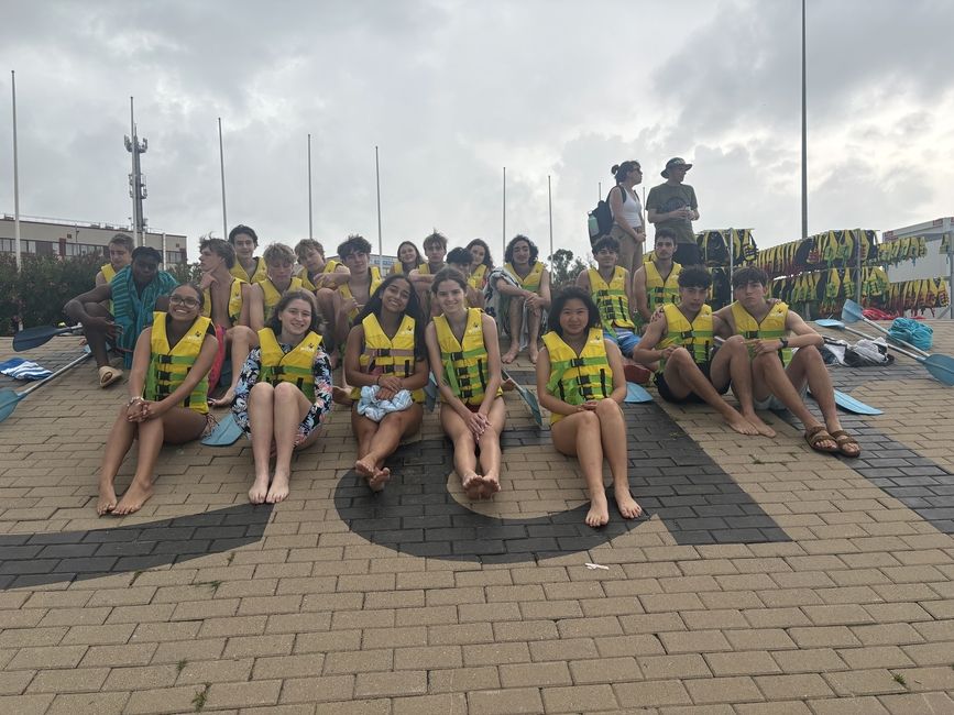 Group Photo at Olympic Canal