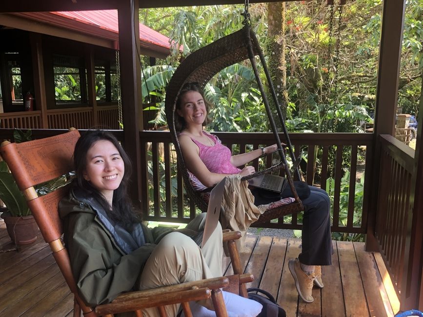 The porch at CIEE Monteverde