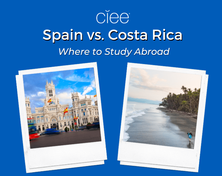 spain vs costa rica study abroad