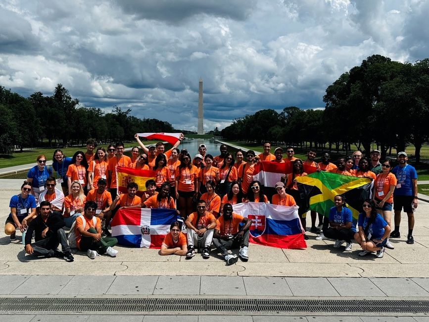 2024 YCLS participants in Washington D.C.