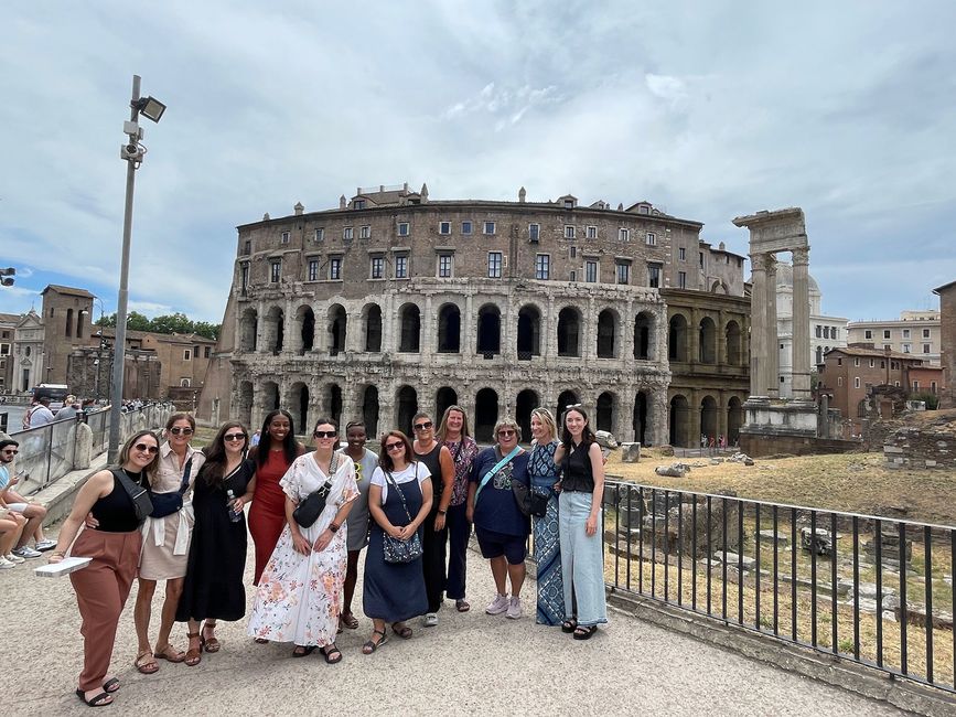 High school teachers traveling in Rome through CIEE