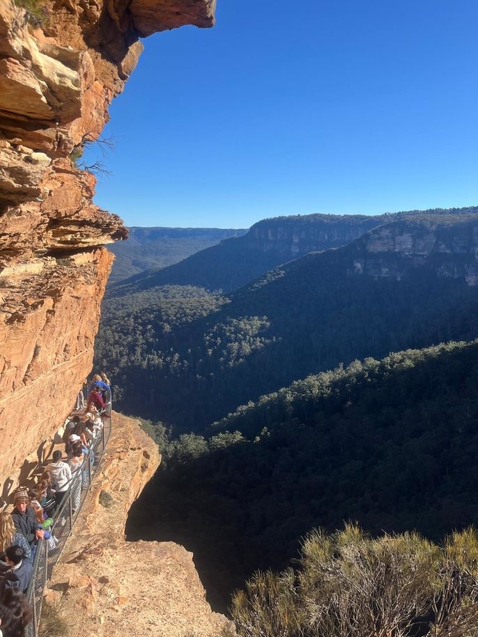 Hiking in the Blue Mountains