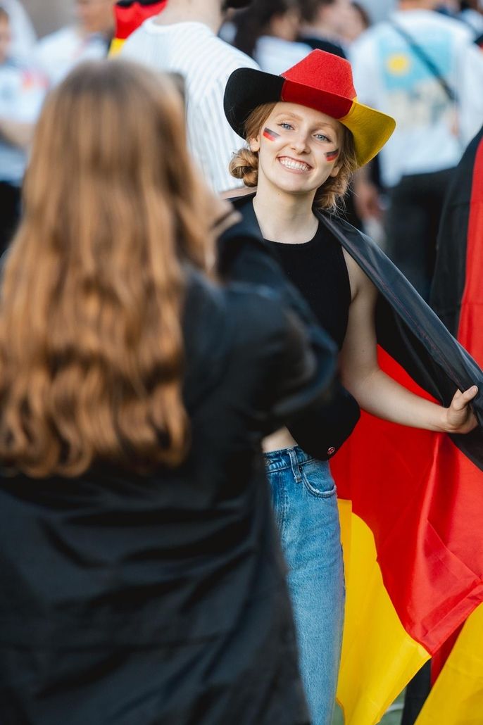 Public Viewing in Berlin at the Brandenburg Gate 