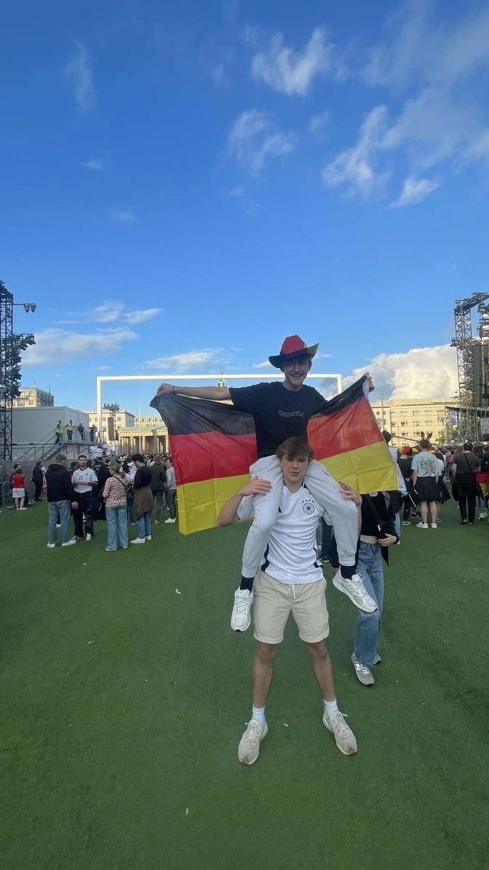 Public Viewing in Berlin at the Brandenburg Gate 