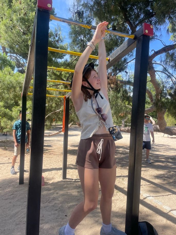 Monkey bars in Retiro 