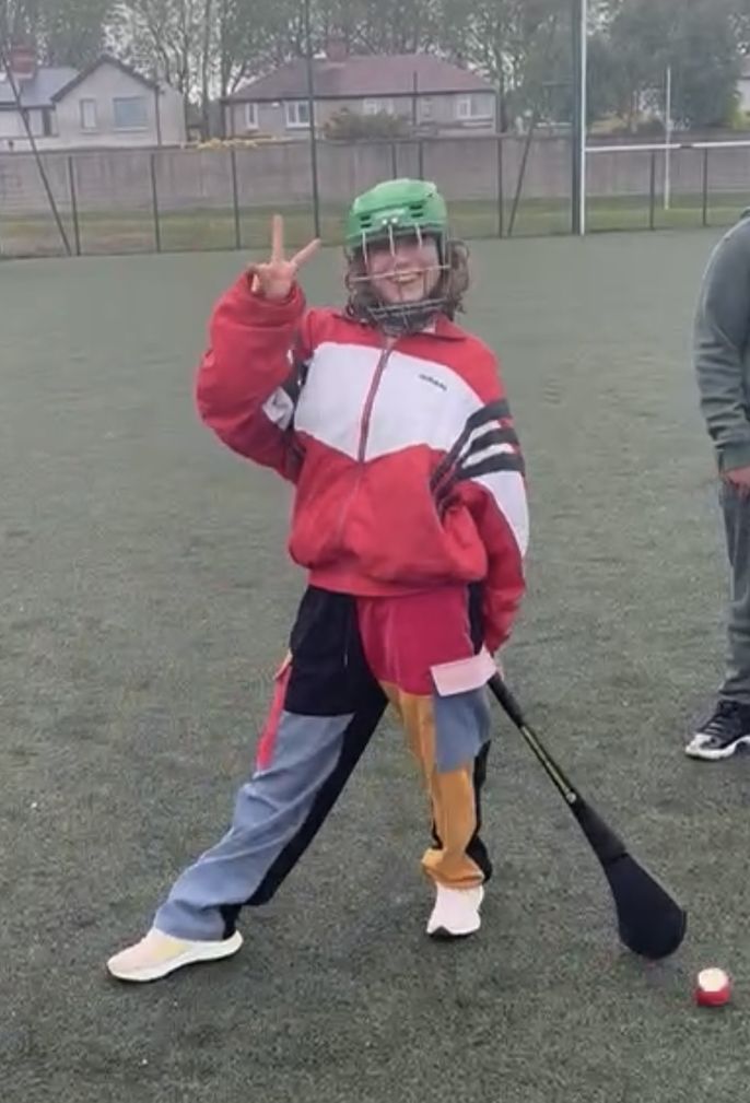 Hurling practice 