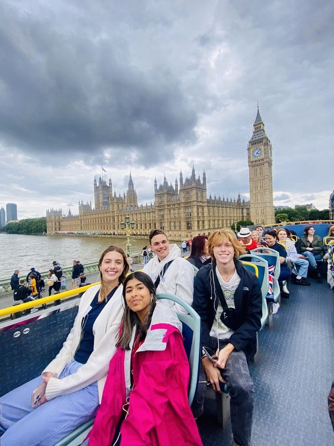 Big Ben and student