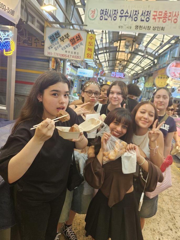 Street food at the market