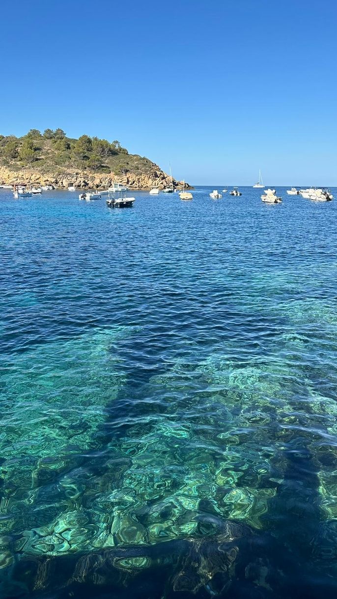 The cove where we snorkeled - open water