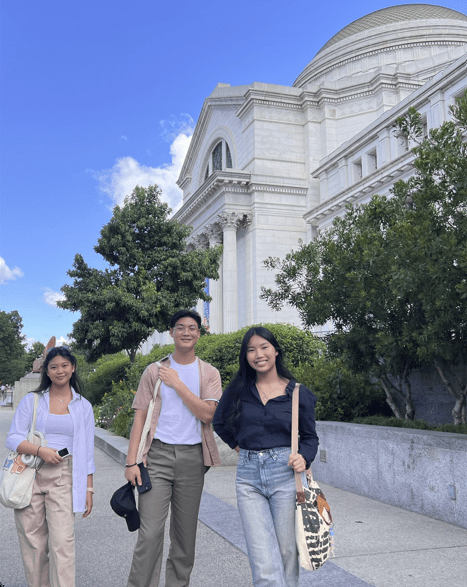 Me and my siblings at the Smithsonian