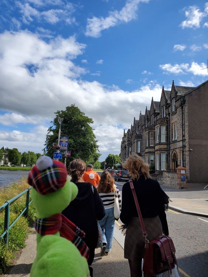 walking along the Ness