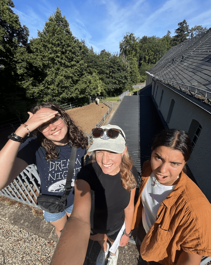 Selfie at horse stable