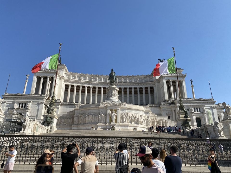 Monument to the last king of Italy