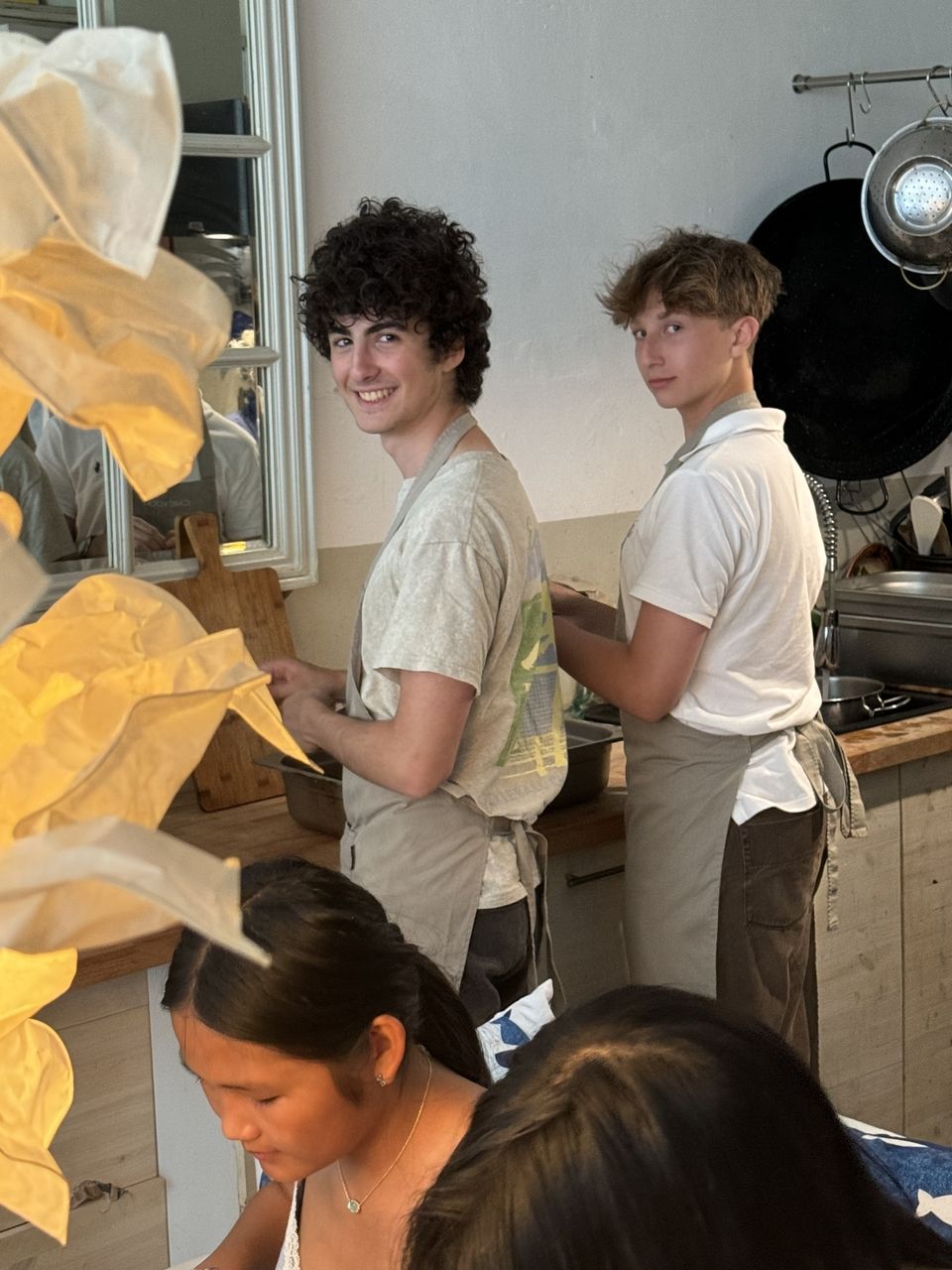 alan and zev making meatballs