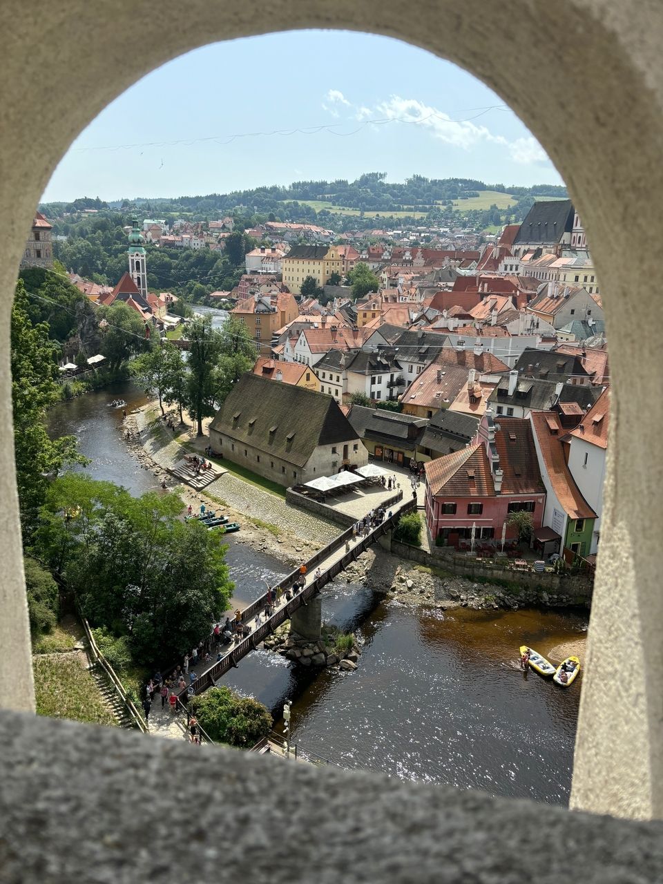 View from castle