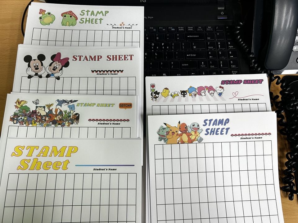 stamp sheet