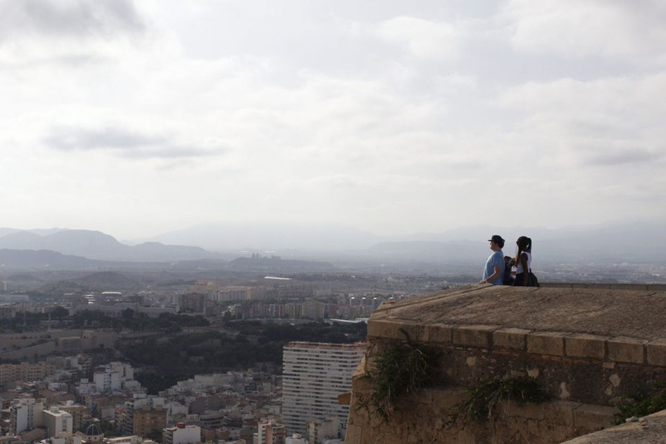 alicante city overlook abroad