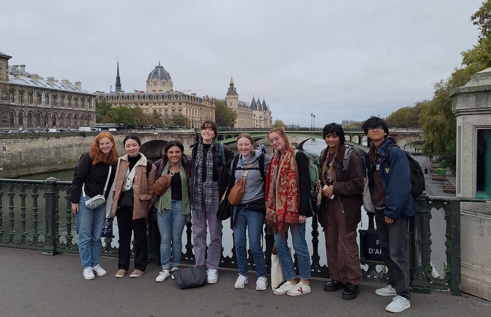 rennes students abroad river bridge